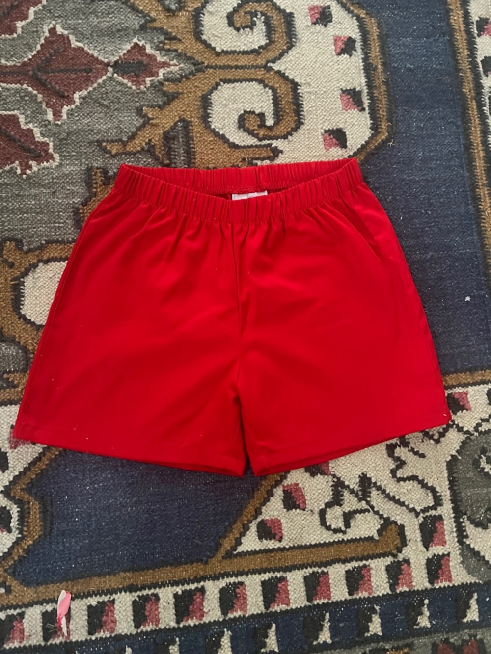 Little English Red Kids Shorts